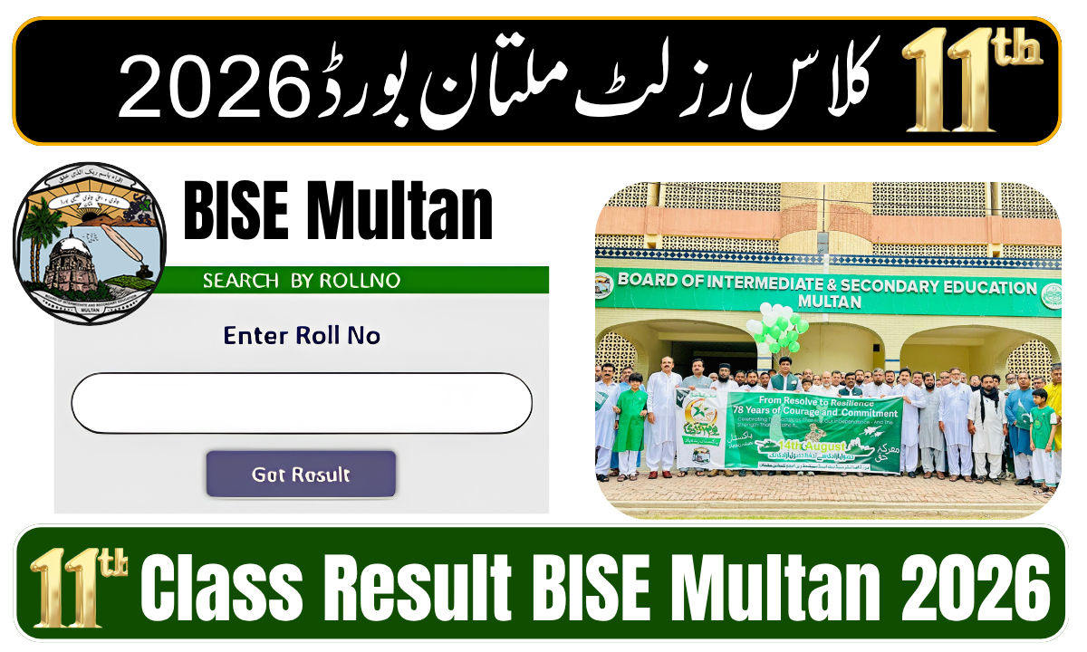 11th Class Result BISE Multan