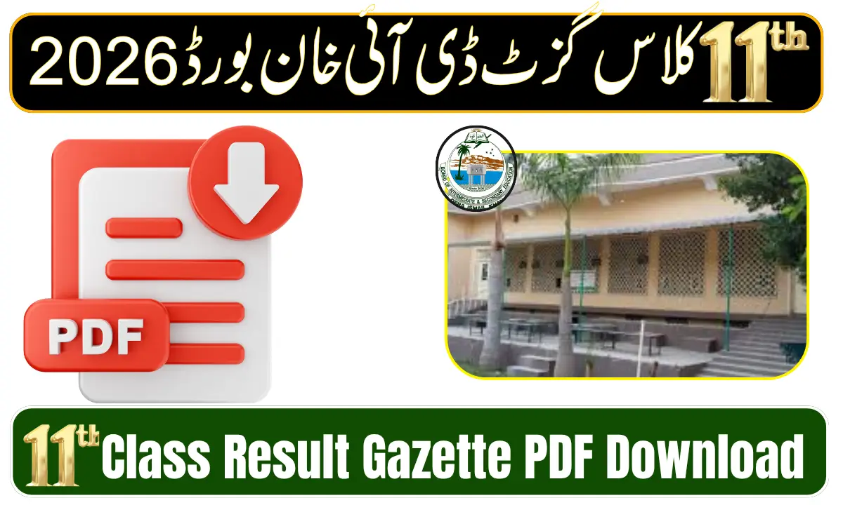 BISE D.I. Khan 11th Class Result Gazette