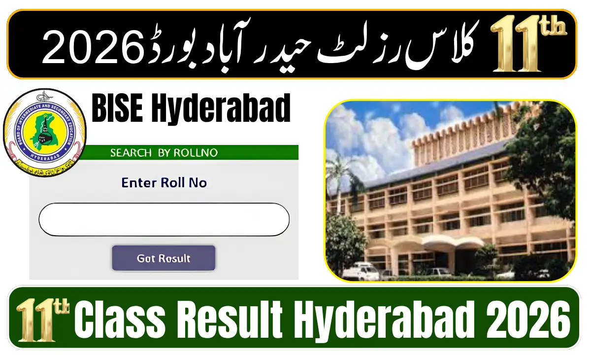 BISE Hyderabad 11th Class Result