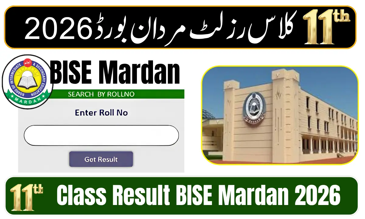 BISE Mardan 11th Class Result 2026