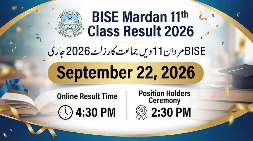 BISE Mardan 11th Class Result